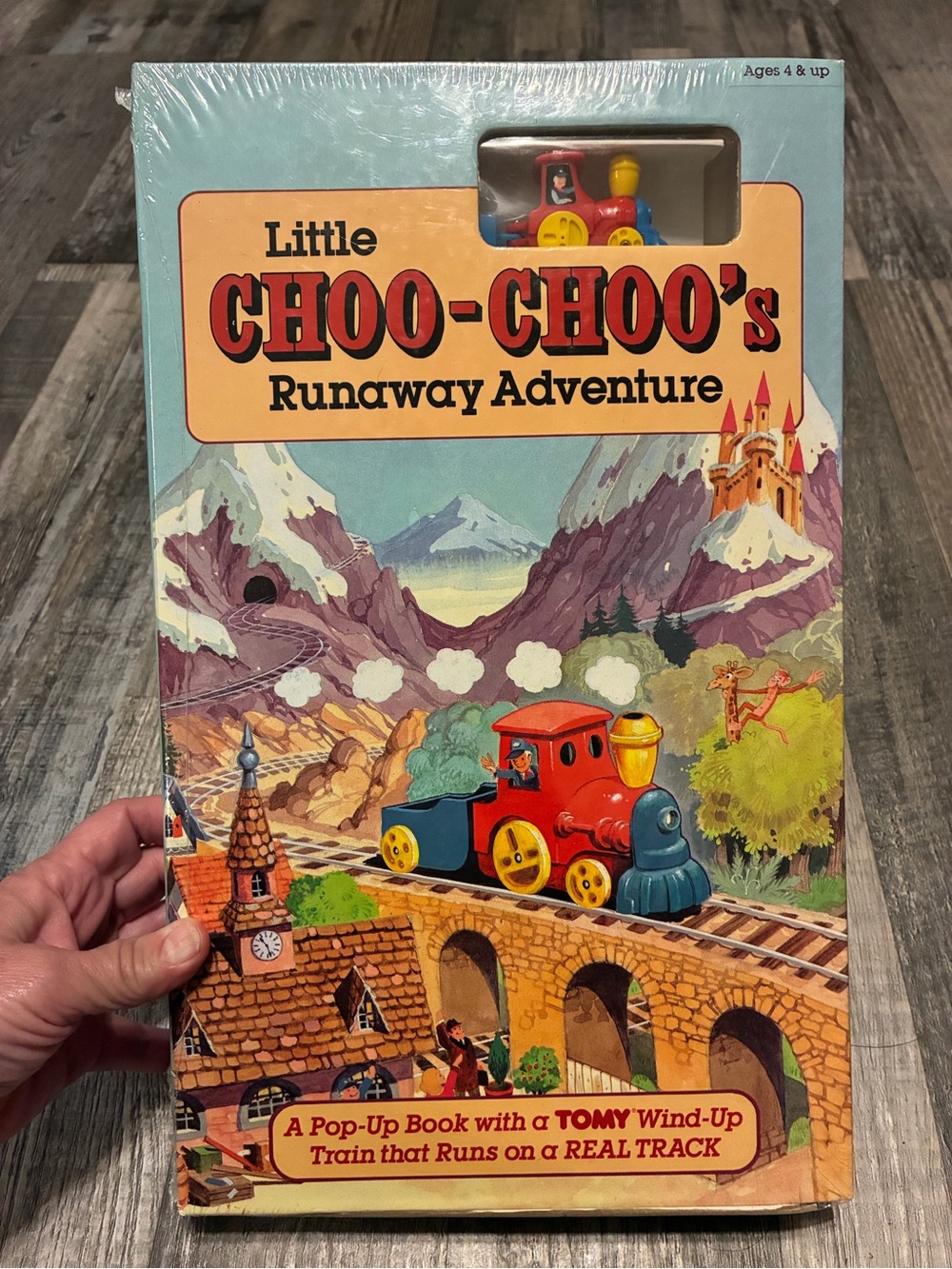 Vintage Little Choo-Choo's Runaway Adventure - Red Kids Toy Train